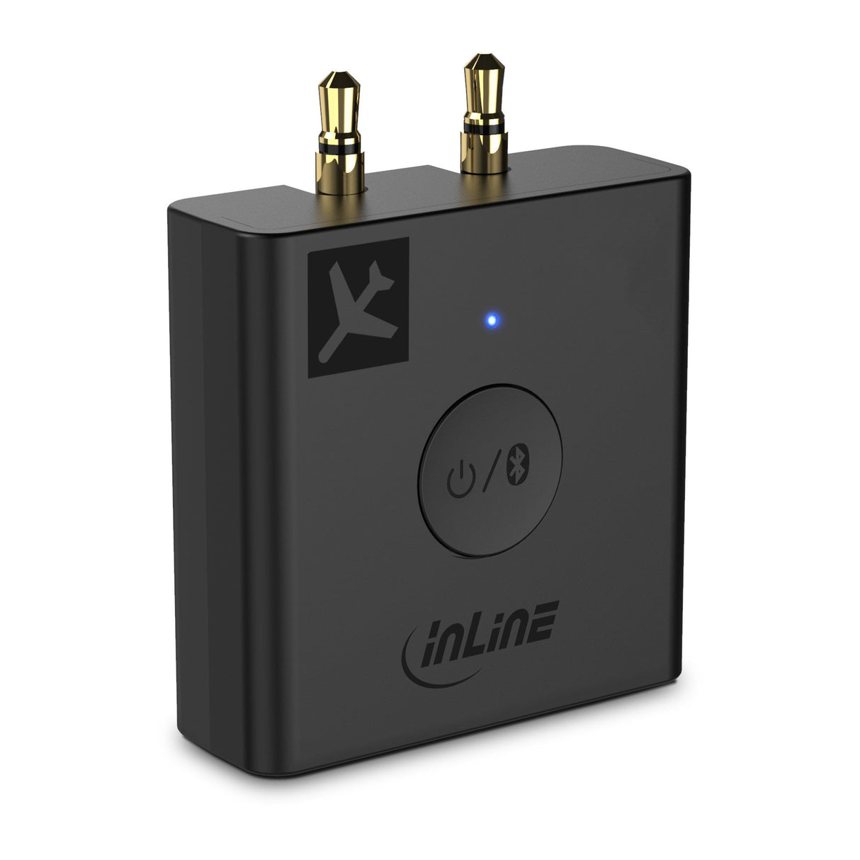 Transmisor De Audio Bluetooth Para Aviones Inline, Bt 5.0, Aptx Hd/Ll, Adaptador De Vuelo Con Estuche De Carga