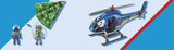 Playmobil - 70569 - Policía Helicóptero Y Paracaidista De La Policía