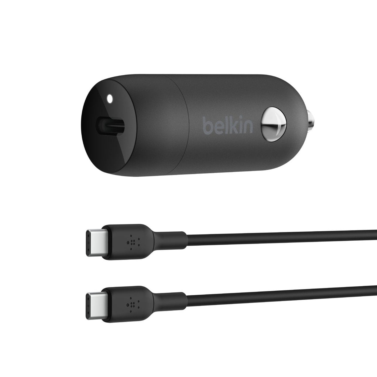 Belkin Boost Charge 30w Usb-C Cargador De Coche + Cable Cca004bt1mbk-B6