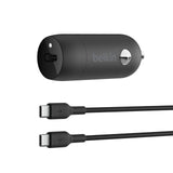 Belkin Boost Charge 30w Usb-C Cargador De Coche + Cable Cca004bt1mbk-B6