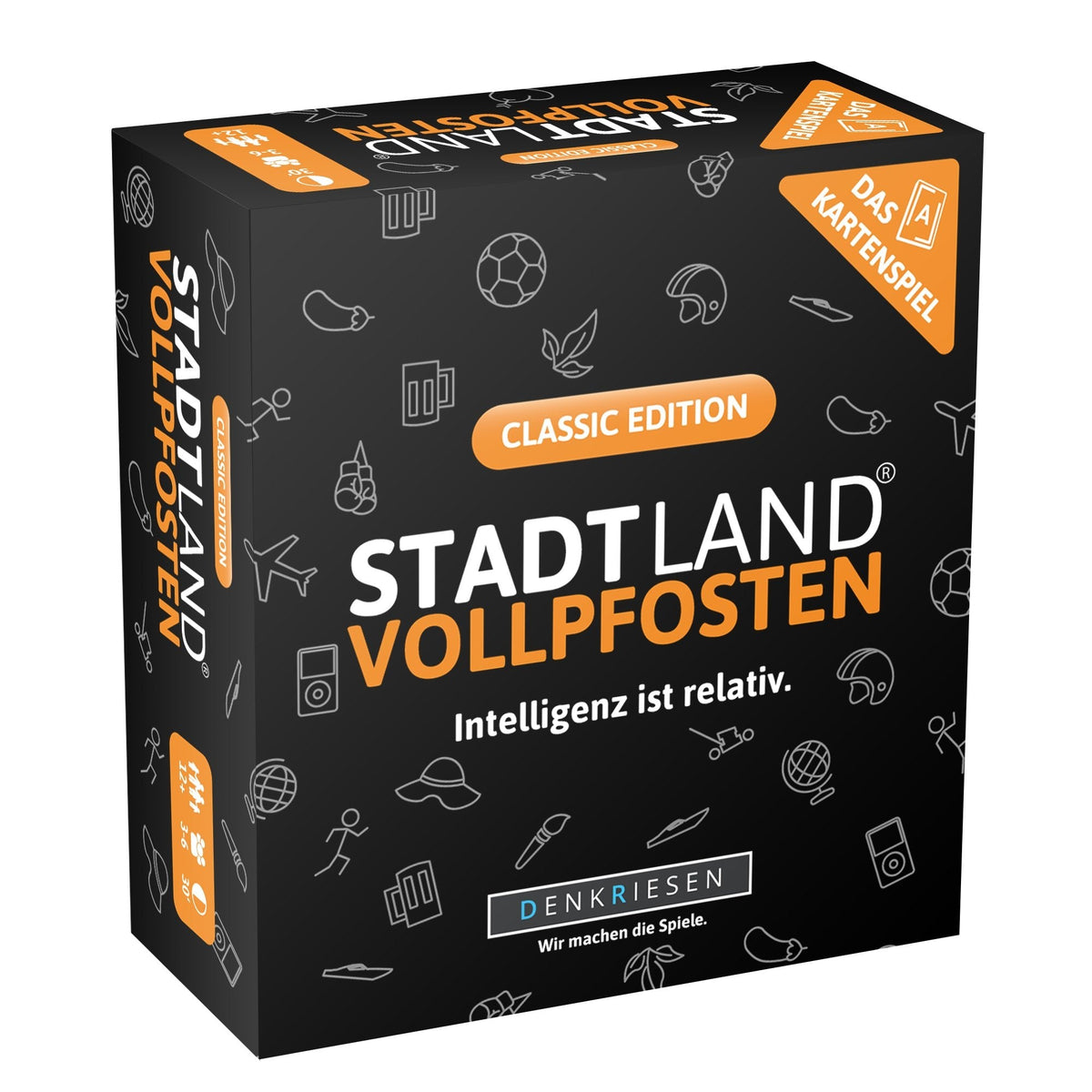 Stadt Land Vollpfosten - Das Kartenspiel - Classic Edition