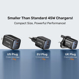 EAN 4894160060280 - UNITEK P1129ABK01-EU cargador de dispositivo móvil Universal Negro Corriente alterna Carga rápida Interio imagen 11