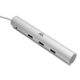 EAN 8435089026702 - Woxter Hub 73 USB 3.2 Gen 1 (3.1 Gen 1) Type-A 5000 Mbit/s Plata imagen 4