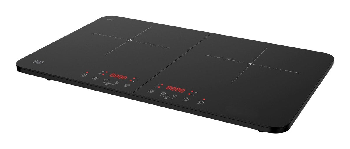Adler Ad 6516 Double Induction Cooker, Lcd Display, 10 Power Levels, Timer