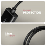EAN 8595247908810 - Axagon RVD-HI20N adaptador de cable de vídeo 0,15 m DisplayPort HDMI Negro imagen 3