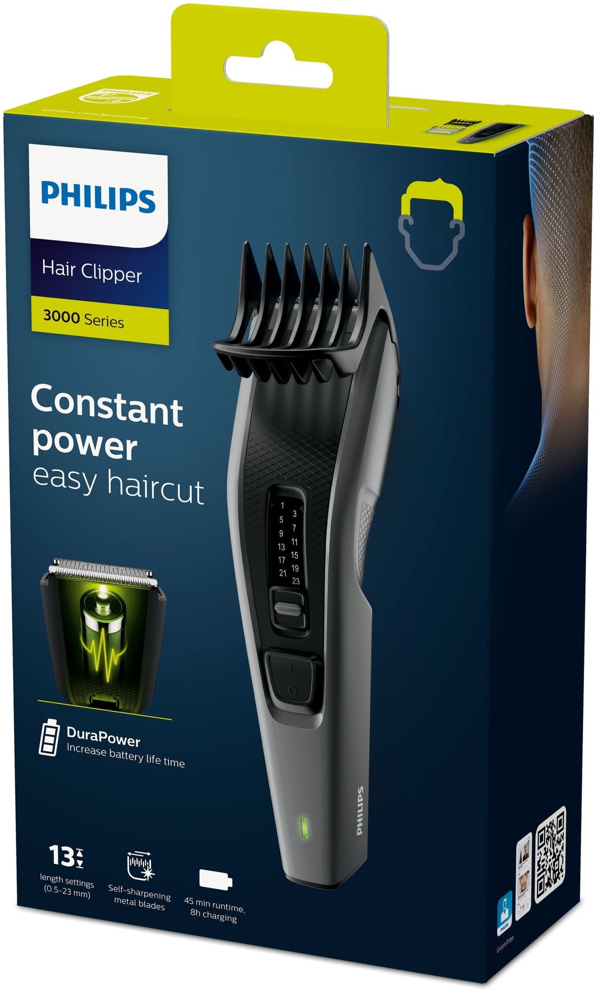 Cortapelos Philips Hairclipper Series 3000 Hc3525 15 Con Cable Con Batería 2 Accesorios