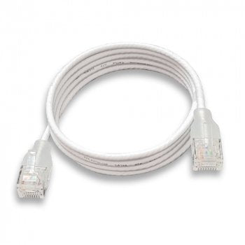 Cable Wantec De Red Utp Cat6a Eglow D=2,8mm 5,00m Blanco