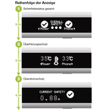 Inline Usb Smart Control, Multímetro, Monitoreo De Carga, Cable Usb A A Micro-B Con Pantalla, 1 M