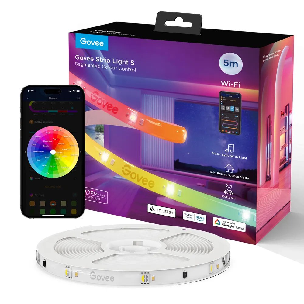EAN 6974316999911 - Govee H612A Tira de luz inteligente Wi-Fi/Bluetooth imagen 1