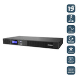 Sai Línea Interactiva Phasak Protekt Slim Rack 1500va-900w 4 Salidas Formato Rack