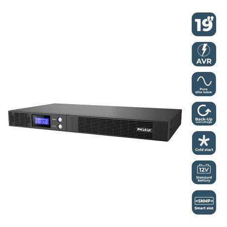 EAN 0745604518727 - Phasak PH 7541 sistema de alimentación ininterrumpida (UPS) Línea interactiva 2,16 kVA 1500 W 4 salidas A imagen 4
