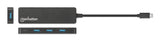 EAN 0766623164924 - Manhattan 164924 hub de interfaz USB 3.2 Gen 1 (3.1 Gen 1) Type-C 5000 Mbit/s imagen 4