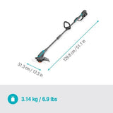 Cortacésped Inalámbrico Gardena Powertrim 30/18v P4a Gris/Turquesa, Batería Li-Ion 4ah, Power For All Alliance 14703-20