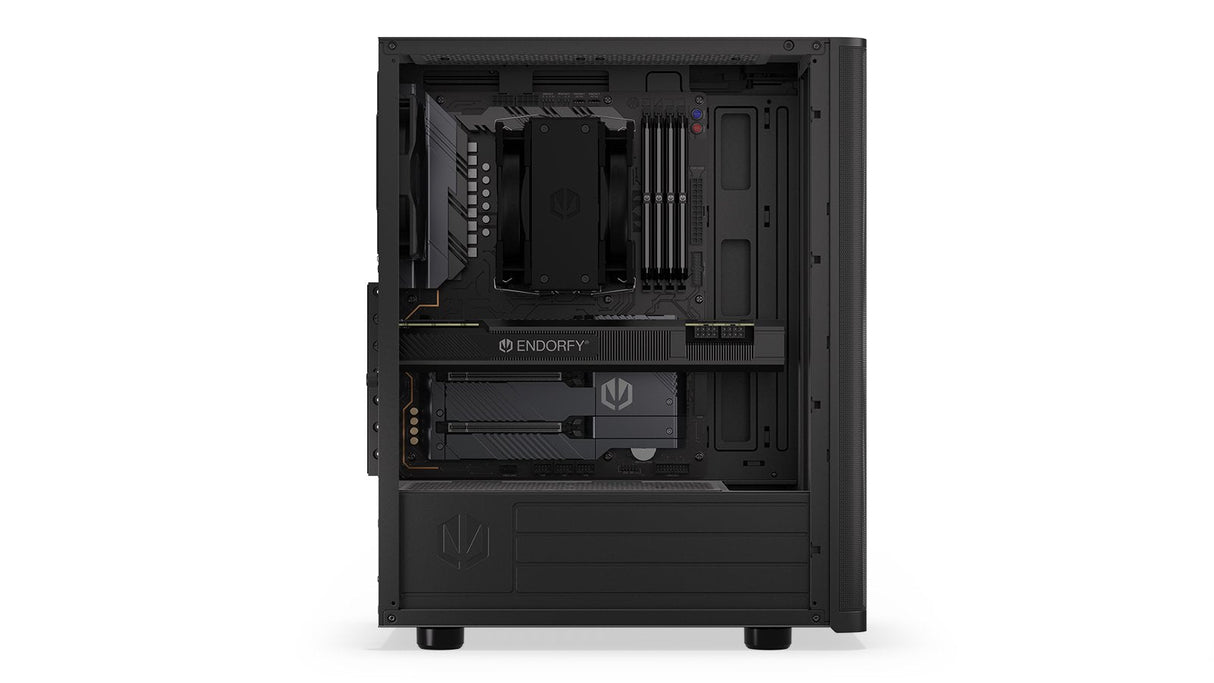 Endorfy Ventum 200 Sólido, Caja De Torre Negro