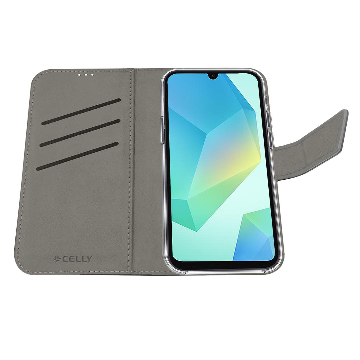 EAN 8021735225157 - Celly WALLY funda para teléfono móvil 17 cm (6.7") Funda cartera Negro imagen 4