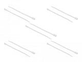 Delock Cablebinder Mit Befestigungsöse L 300 X B 4,8 Mm Weiss 10 Stück