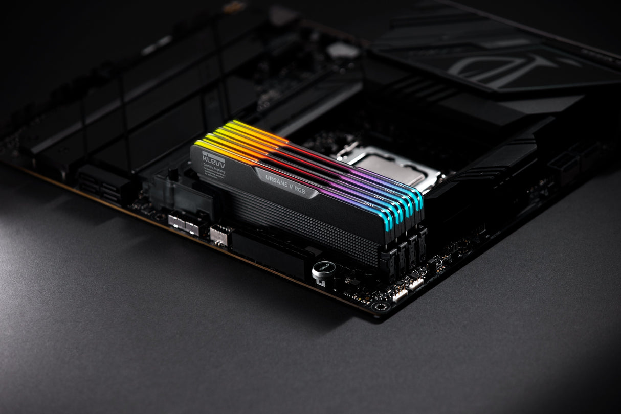 32gb Klevv (16gbx2) Urban V Rgb 6000 Cl28 Negro