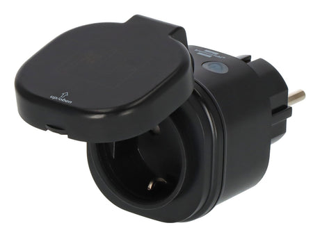 EAN 4007123692965 - Brennenstuhl 1294860100 enchufe inteligente 3680 W Hogar Negro, Gris imagen 2