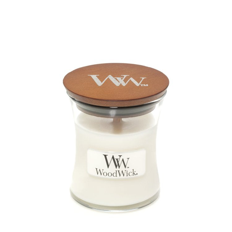 Swieca Pequeño White Teak Woodwick