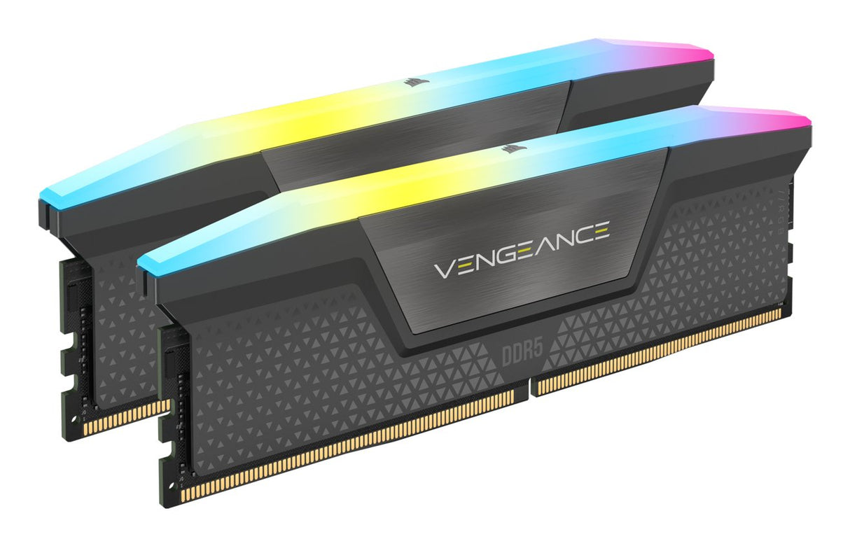 Corsair Vengeance Rgb Ddr5 5600mhz 32gb 2x16 Gb Cl36 Memoria Dual Amd Expo E Intel Xmp