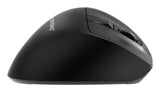 Gembird Triple-Mode 9-Button Wireless Ergonomic Mouse Bt 2.4g And Usb 2400dpi Black
