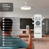 Ventilador De Techo Grunkel Skywhite42 30w 3 Aspas 106cm 6 Velocidades