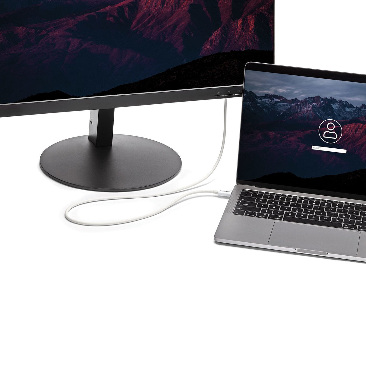 Cable 2m Thunderbolt 3 Usb-C   Cabl Blanco Compatible Displayport