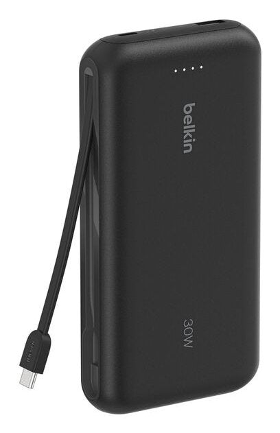 Belkin Powerbank 20.000mah Schw. 30w Integr.Usb-C Kab. Bpb024hqbk