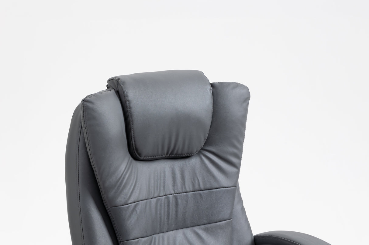 Silla  Activejet De Oficina Calefactable Con Masaje Yk7304 Gris