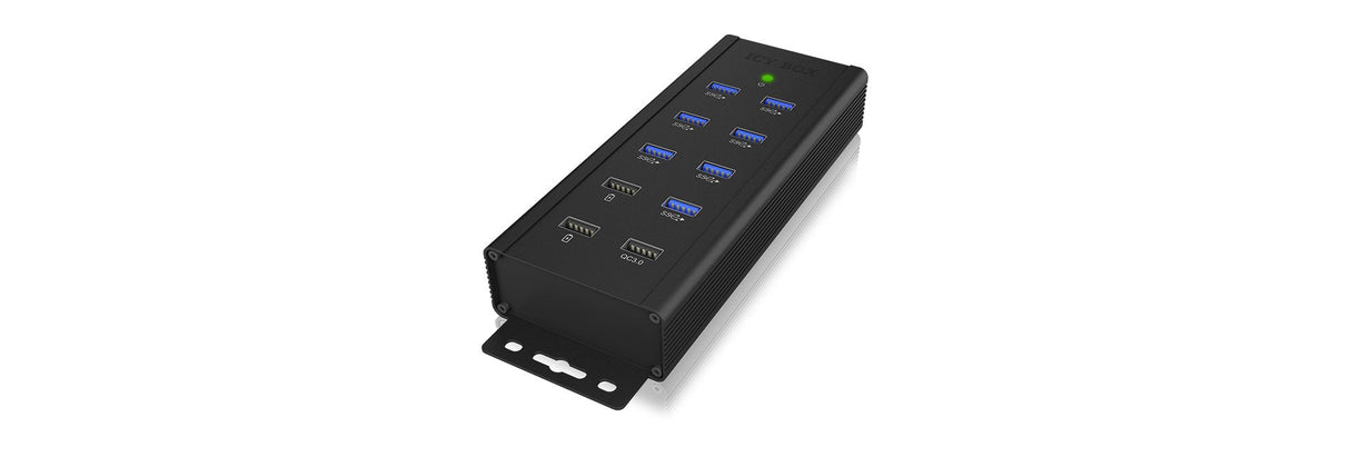 Icybox Ib-Hub1703-Qc3 Icybox 7x Port Usb 3.0 Hub And 3 Charge Ports