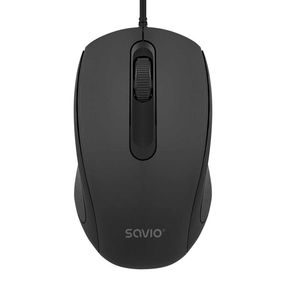 Raton Savio Mb-03 Optico Con Cable Usb(A) 1200 Dpi