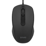 Raton Savio Mb-03 Optico Con Cable Usb(A) 1200 Dpi