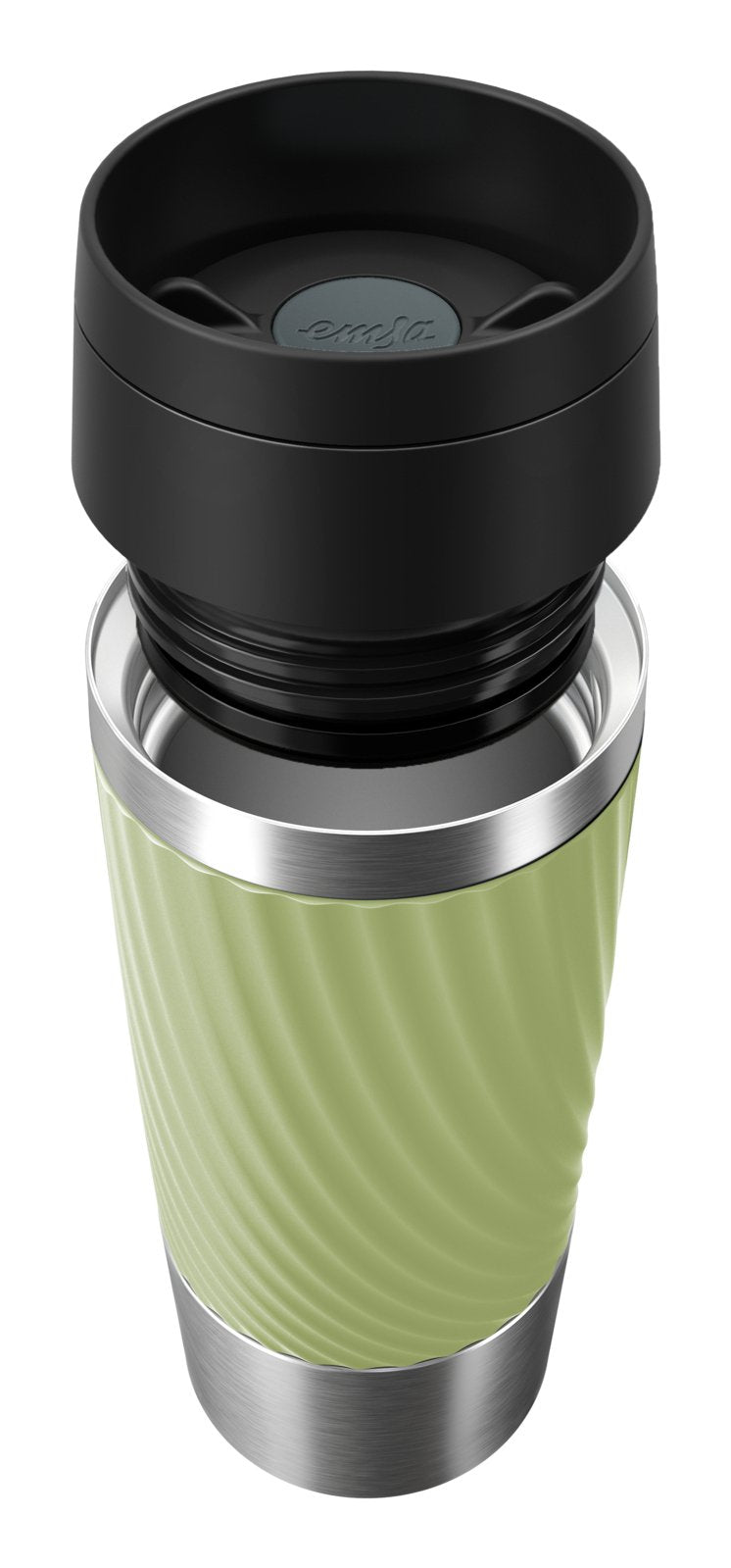 Emsa Travel Mug Classic Twist  (Verde/Edelstahl, 0,36 Liter) N2025500