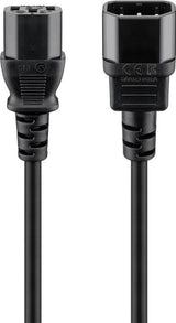 Cable De Dispositivo Frío Extensión De Goobay, Cable De Extensión Negro 50081
