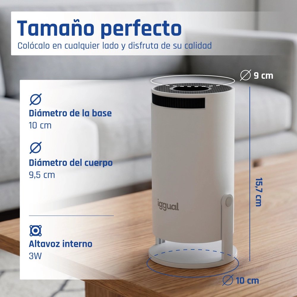 EAN 8435364318973 - iggual IGG318973 videoproyector 170 lúmenes ANSI 720p (1280x720) Blanco imagen 18