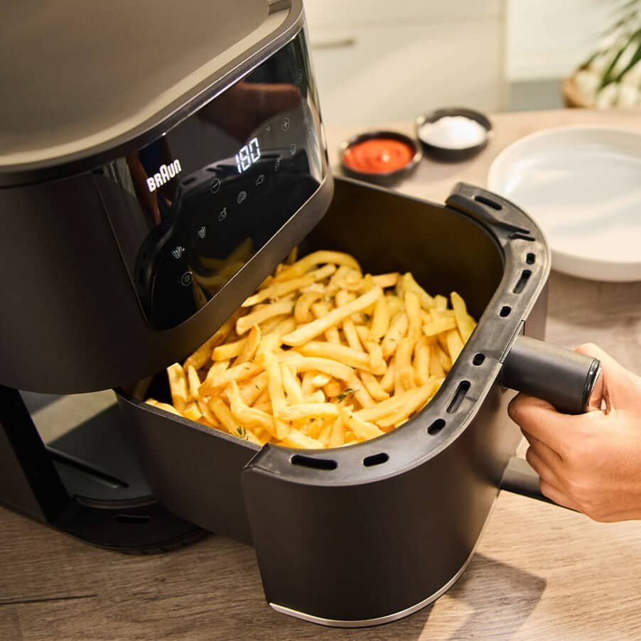 Freidora Braun Houshold  Multifry 5, Hf 5034i (Negro, 1.700 Watt, Korb 6,0 Liter) 0x12500022