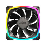 Ventilador Pc Montech Rx120 Pwm 12 Cm Negro 3 Pieza(S)