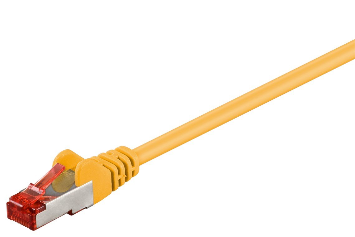 Goobay 13573 Cable De Red Amarillo 1 M Cat6 S/Ftp (S-Stp)