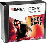 Emtec Cd-R 700placa Base 10pcs 52x Slim Classic