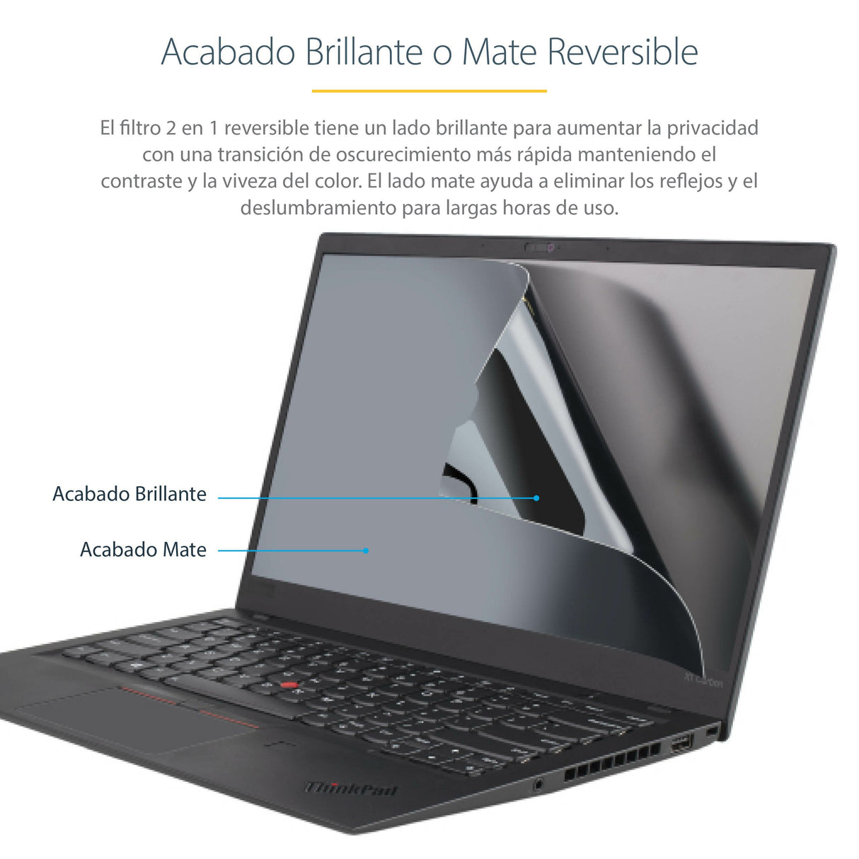 EAN 0065030900454 - StarTech.com 156L-PRIVACY-SCREEN filtro para monitor 39,6 cm (15.6") Filtro de privacidad para pantallas  imagen 10