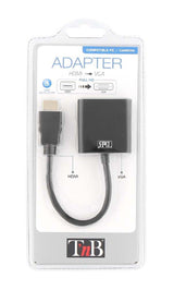 EAN 3303170076828 - T'nB HDMIVGA adaptador de cable de vídeo VGA (D-Sub) HDMI tipo A (Estándar) Negro imagen 2