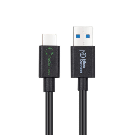 EAN 5715063596111 - Microconnect ECO-USB3.2CA0.25 cable USB USB 3.2 Gen 2 (3.1 Gen 2) 0,25 m USB A USB C Negro imagen 2