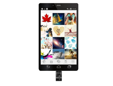 EAN 4712702655933 - Silicon Power Mobile C31 unidad flash USB 16 GB USB Type-A / USB Type-C 3.2 Gen 1 (3.1 Gen 1) Negro, Plat imagen 7