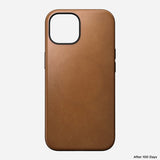 EAN 0856500016061 - Nomad Modern Leather Case funda para teléfono móvil 15,5 cm (6.1") Bronceado imagen 3