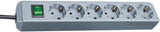 EAN 4007123251742 - Brennenstuhl Eco base múltiple 1,5 m 6 salidas AC Gris imagen 1