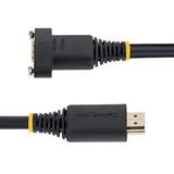 Startech.Com Startech - High Speed - Cable Alargador Hdmi Con Ethernet - Hdmi Macho A Hdmi Hembra - 1.8 M - Negro - Panelmontage, 1440p (Uwqhd)