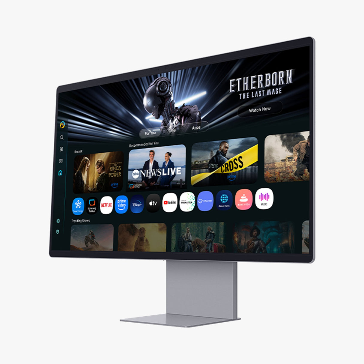 EAN 8806097342847 - Samsung M90SF pantalla para PC 81,3 cm (32") 3840 x 2160 Pixeles 4K Ultra HD OLED Plata imagen 3