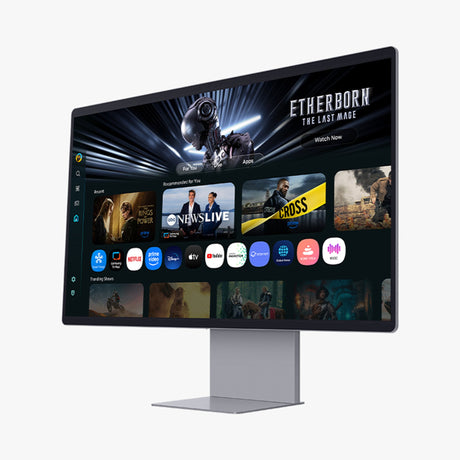 EAN 8806097342847 - Samsung M90SF pantalla para PC 81,3 cm (32") 3840 x 2160 Pixeles 4K Ultra HD OLED Plata imagen 3