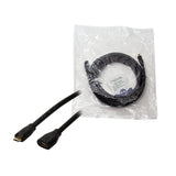 Usb 2.0 Cable, Micro-Usb M To Micro-Usb F, Negro, 5 M