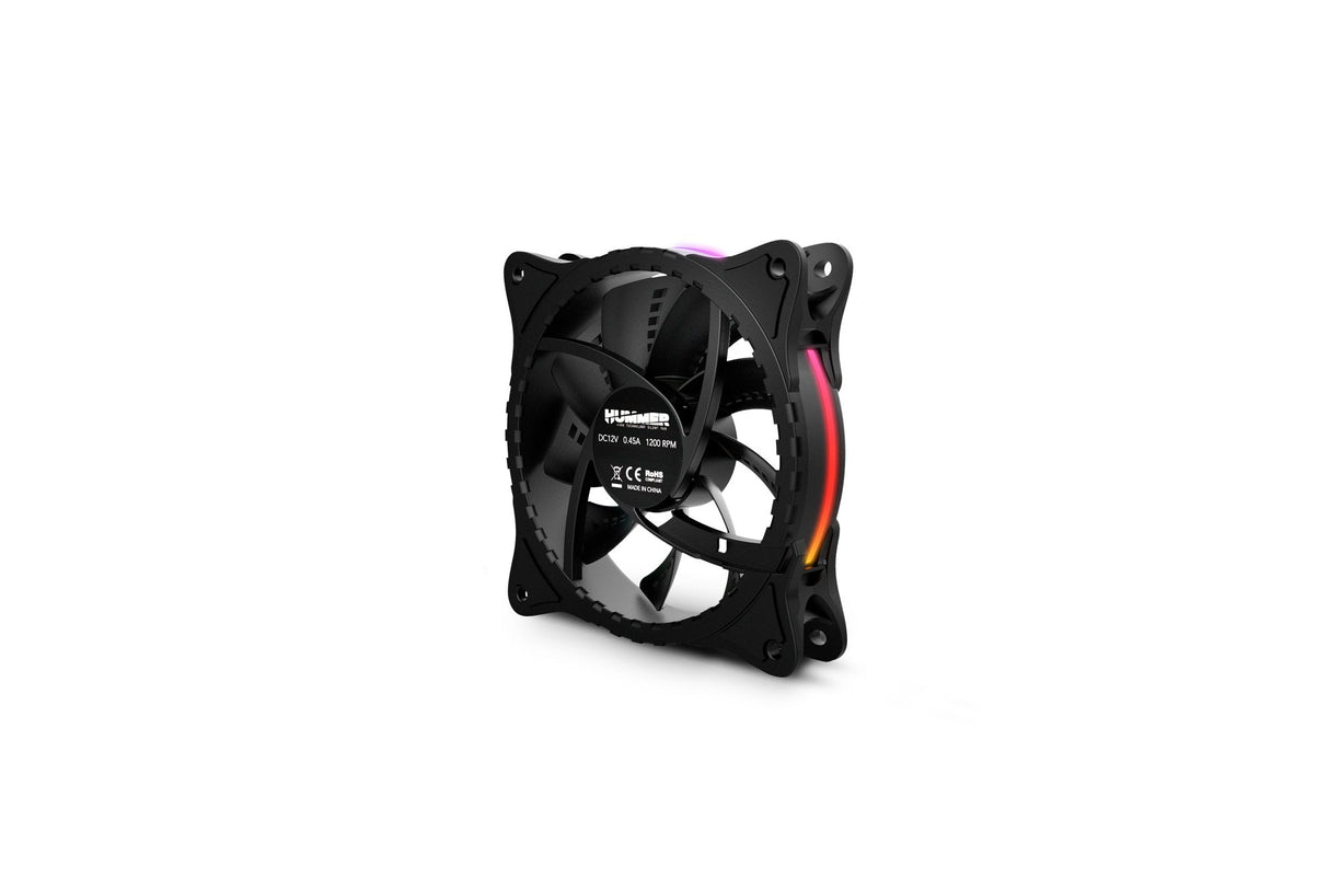 Ventilador Caja Nox Hummer X-Fan Argb Halo Ring Fan